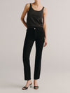 Halle Straight Leg in Black Peach