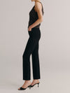 Halle Straight Leg in Black Peach