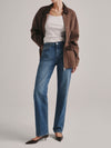Cate Slim Jeans in Mid to Dark