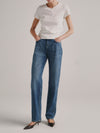 Cate Slim Jeans in Mid to Dark