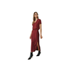 Asymmetric Side Slit Bias Skirt