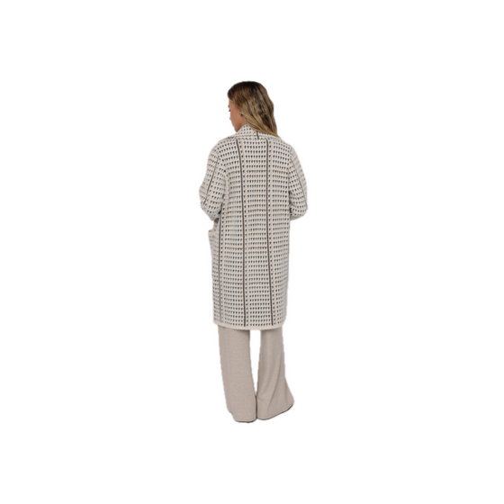 Marceau Houndstooth Coat