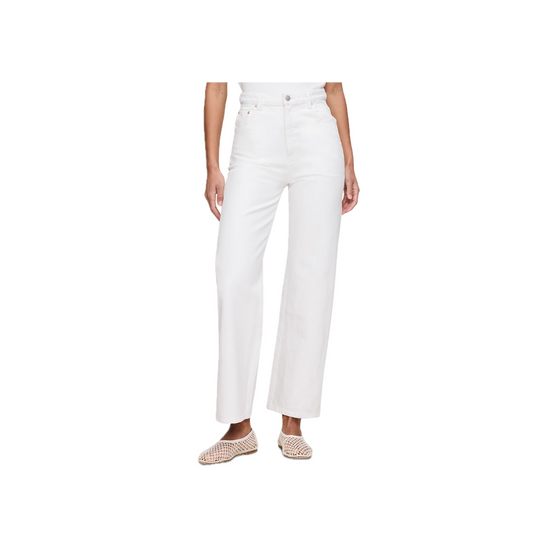 White Karmine Refined Wide Leg