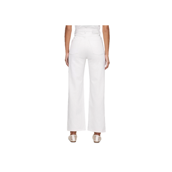 White Karmine Refined Wide Leg