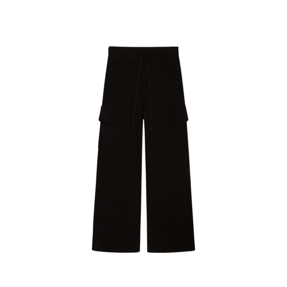 Softest Fleece Wide Leg Cargo Pant