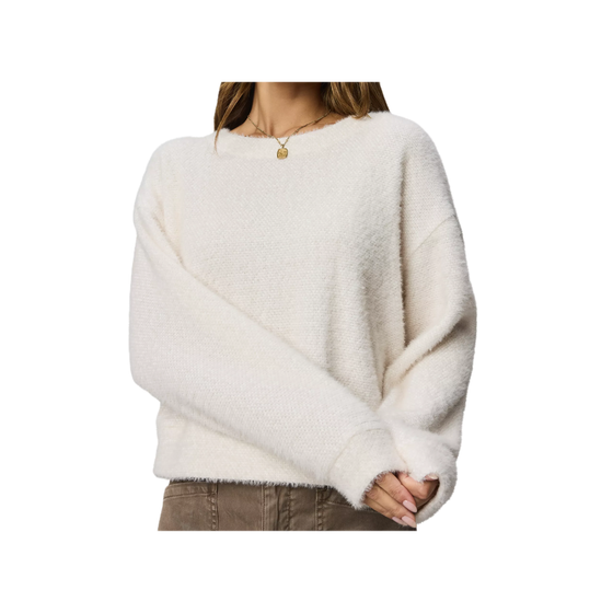 Fallon Fuzzy Crew Pullover