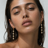 Ellie Vail Cadence Huggie Drop Earring in Gold