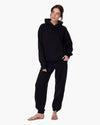 TKEES CloudSoft Pullover Hoodie in Black