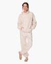TKEES CloudSoft Pullover Hoodie in Bone