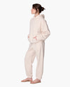 TKEES CloudSoft Pullover Hoodie in Bone