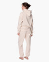 TKEES CloudSoft Pullover Hoodie in Bone