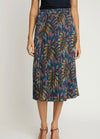 Mia Skirt - Midnight Palm