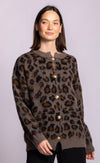 Cove Sweater in Cheetah Print