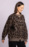Cove Sweater in Cheetah Print