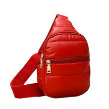  Puffer Sling Bag-Red