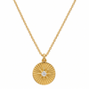 Ellie Vail Rue Sunburst Necklace in Gold