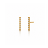 Ellie Vail Kiki Bar Stud Earring in Gold