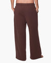 TKEES CloudSoft Wide Leg Jogger in Chocolate