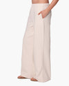 TKEES CloudSoft Wide Leg Jogger in Bone