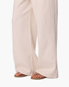 TKEES CloudSoft Wide Leg Jogger in Bone