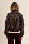 Collared Faux Leather Jacket