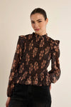 Smocked Fall Blouse