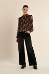Smocked Fall Blouse